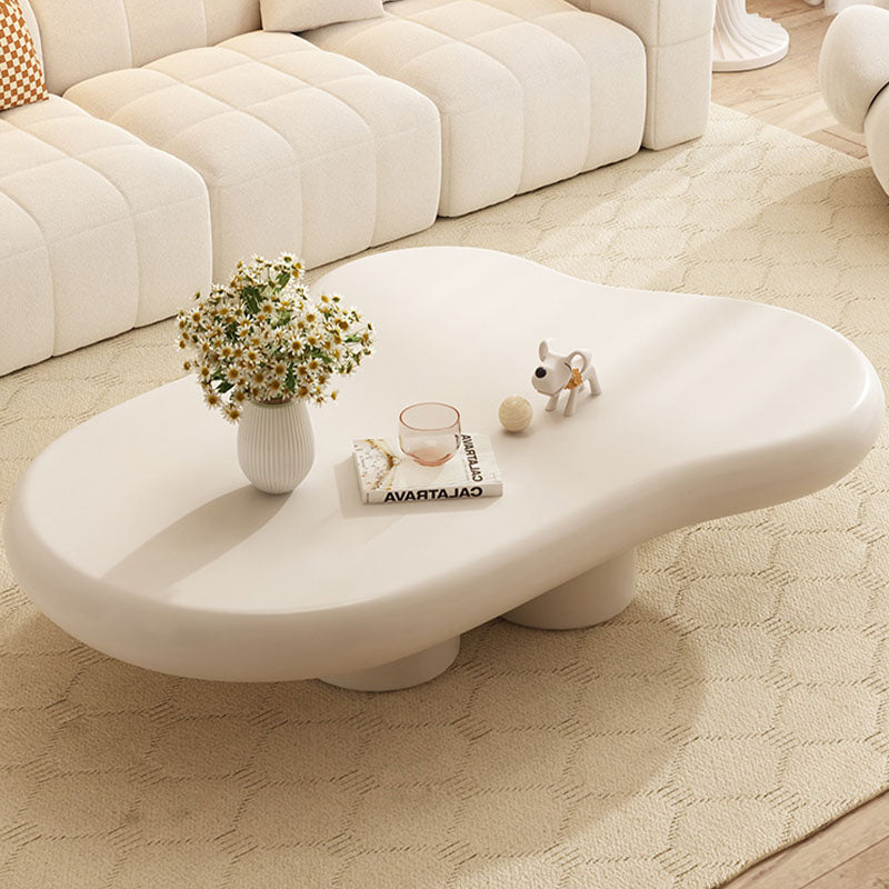 Quincy Coffee Table, Cream | Glass Coffee Tables UK | Rit Concept