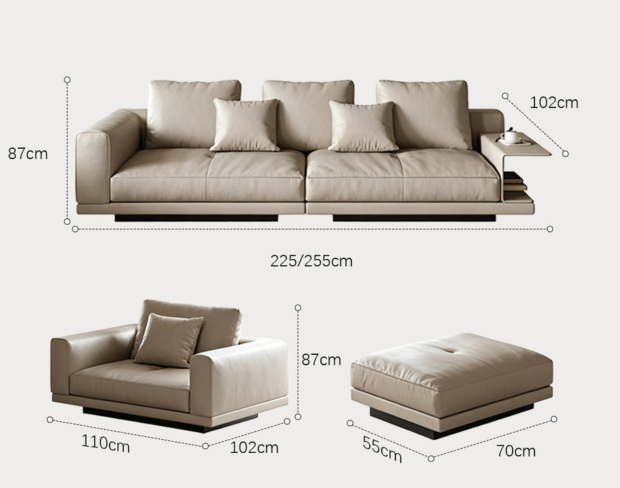 Gail Three Seater Sofa room setting with designer sofa styling