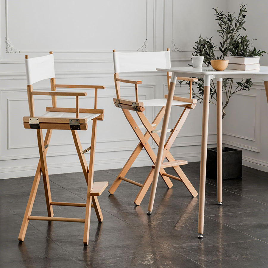 Rivas Foldable Bar Stool, Canvas detail view for armchair for living room