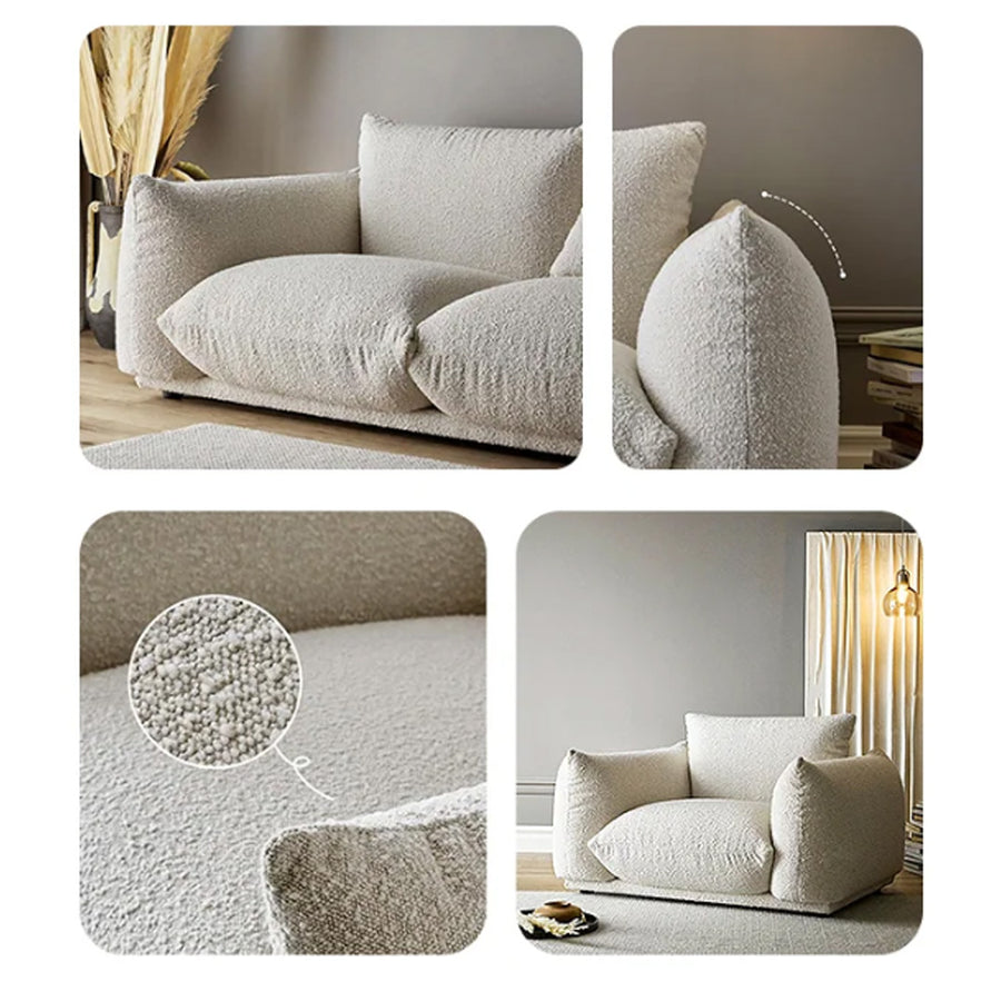 Tate Two Seater, Three Seater Sofa, Boucle Or Velvet product image 8