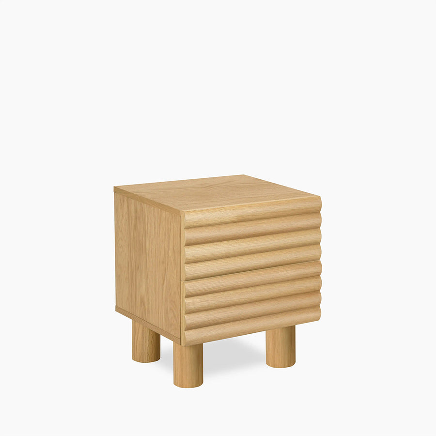 DiGiovanni 2 Drawer Bedside Table, Wood - 2 drawer bedside wooden bedside table
