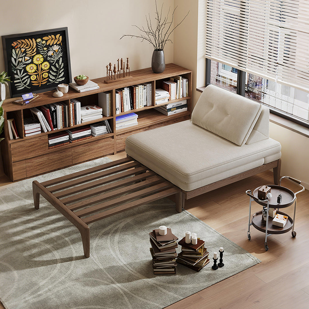 Ranjan Single Sofa Bed, Small 2 Seater Sofa Bed, Corduroy