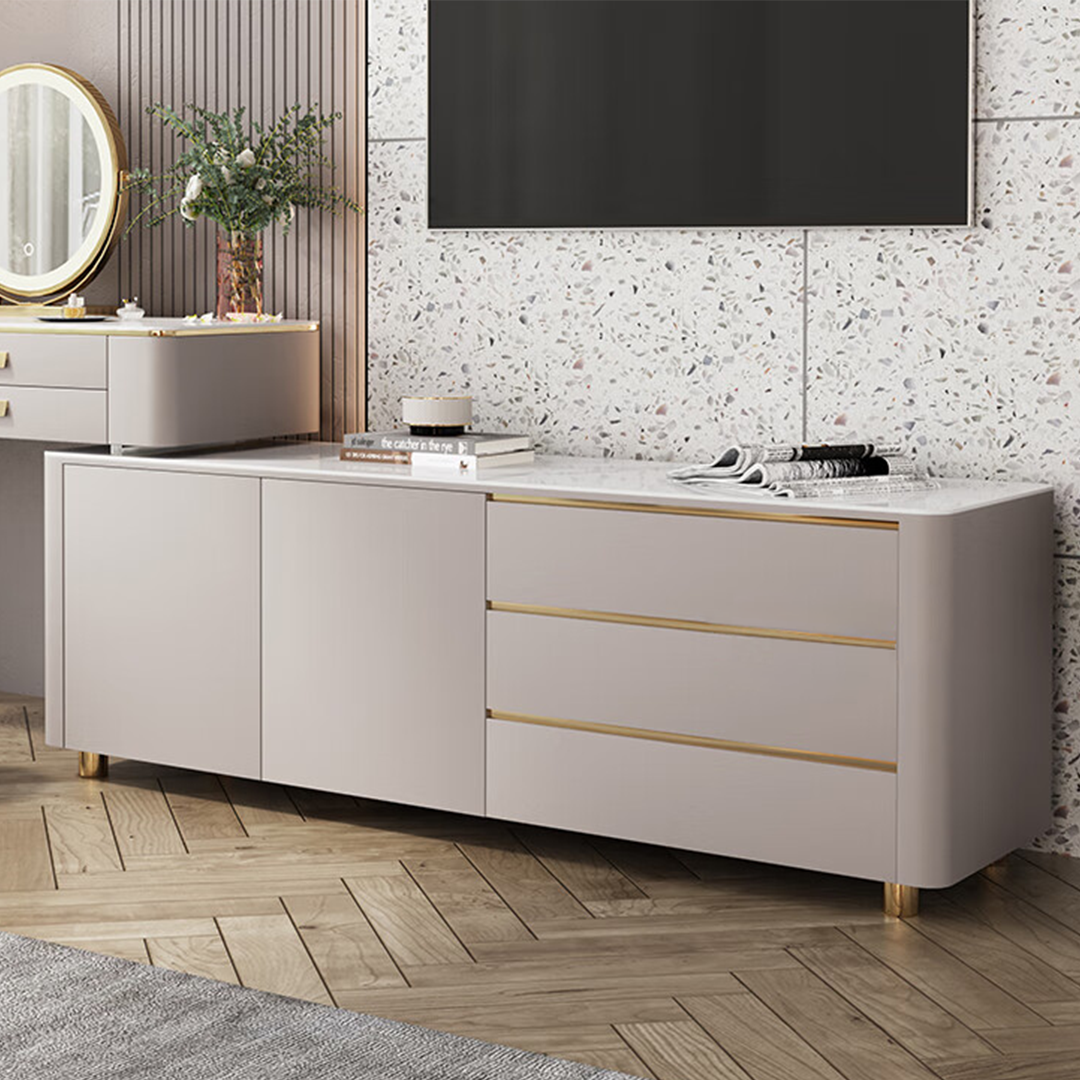 Haggith Corner Dressing Table With Sideboard-Rit Concept-Rit Concept