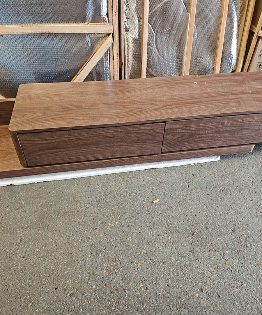 Opaline TV Stand, Wood, Walnut / Damaged Slightly (Display)