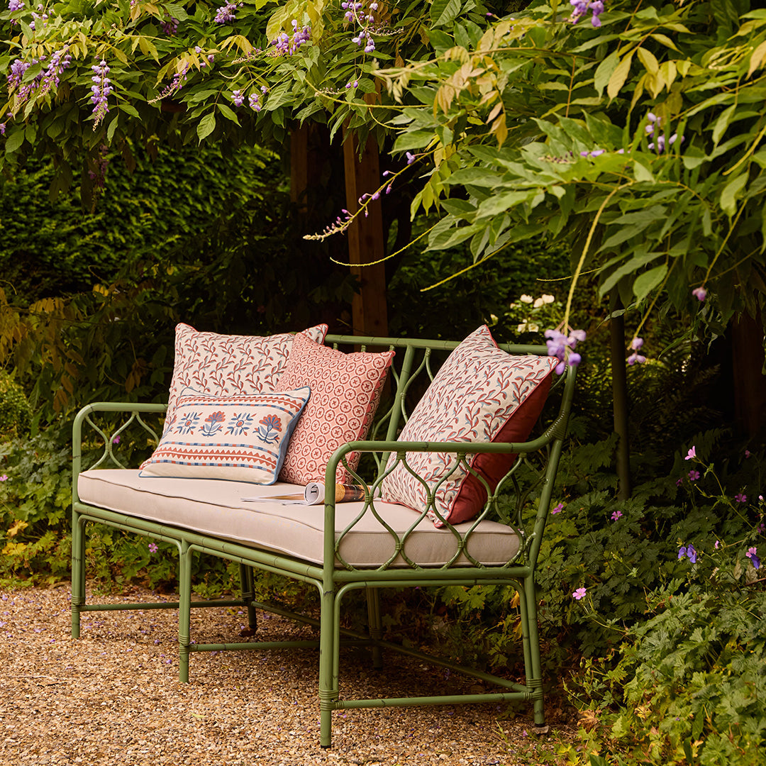 Rizzo Garden Outdoor Sofa Set, Green