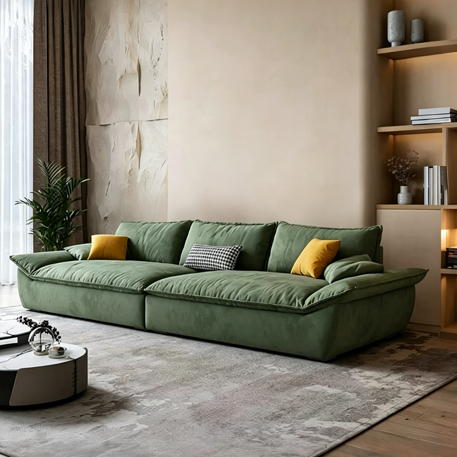Sawyer Single Seater, Two Seater, Three Seater, Four Seater, Five Seater Sofa, Green compact living room seating idea