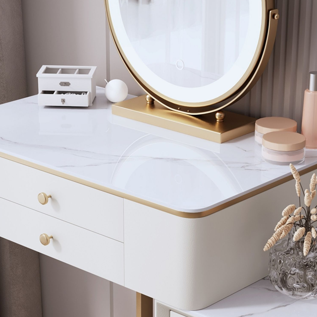 Falecia Dressing Table, White-Rit Concept-Rit Concept