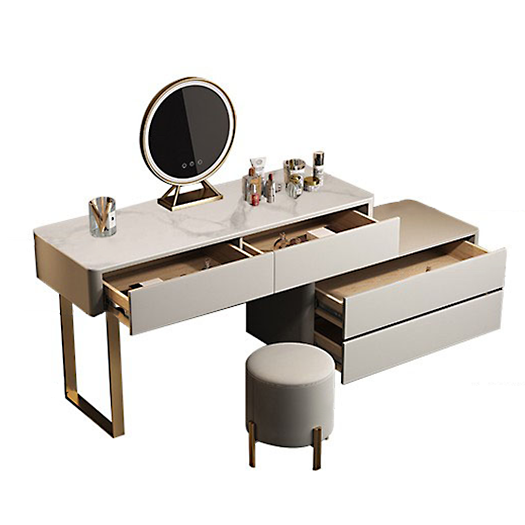 Hastings Corner Dressing Table With Sideboard & Mirror-Rit Concept-Rit Concept