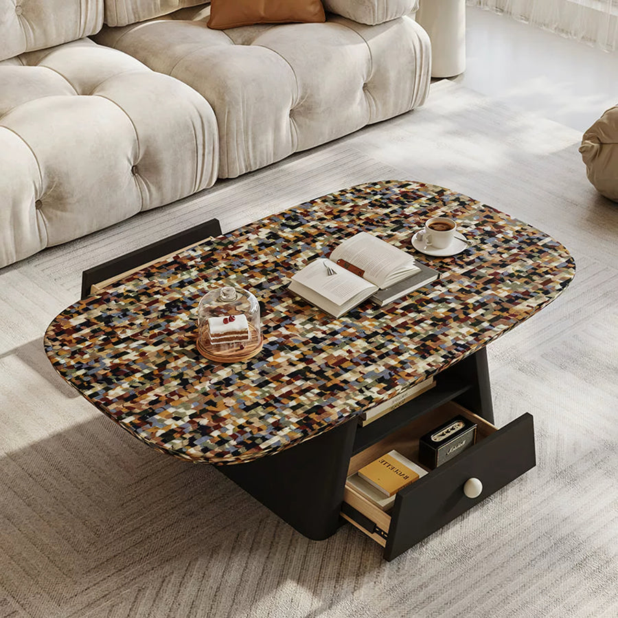 Hughes Nesting Coffee Table Set, Wood - wooden coffee table set