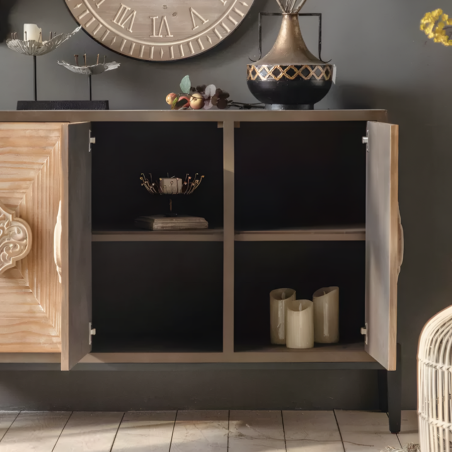Hades Mid Century Style Sideboard, Wood in a modern UK home