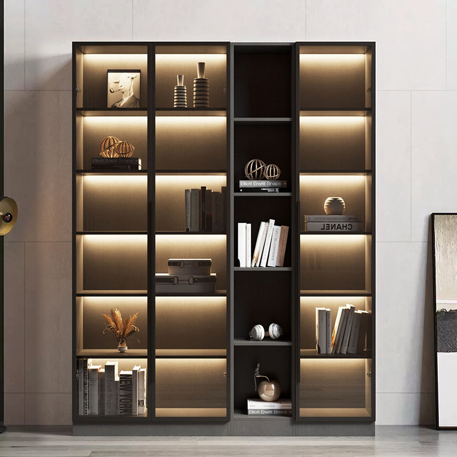 Kaufmann Wine Cabinet With Glass Door, With Scratches, 120CM (Display) - storage cabinet