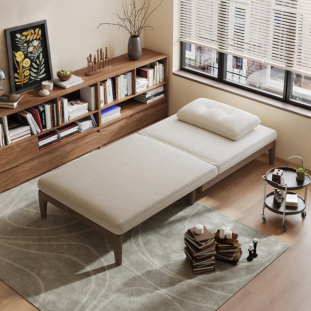 Ranjan Single Sofa Bed, Small 2 Seater Sofa Bed, Corduroy