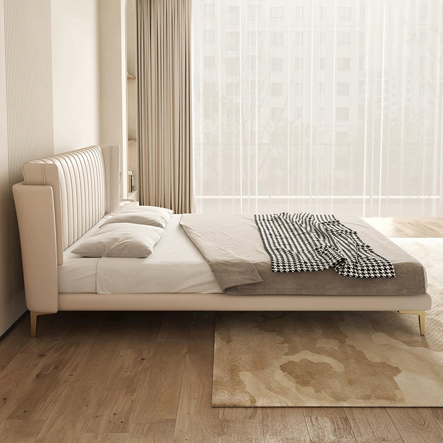 Aisha Floating Bed, King Size, ,Super King Size, No Storage detail view for furniture for living room