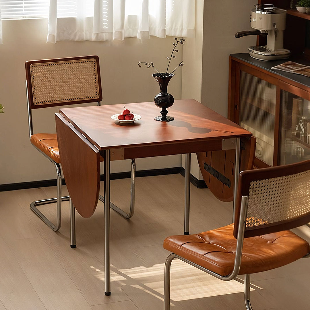 Tsvetkov Foldable Dining Chair, Oval, Solid Wood
