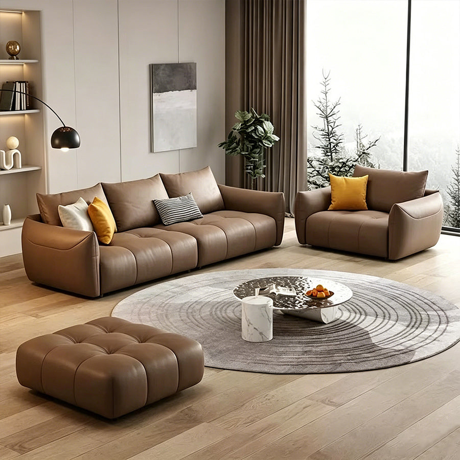 Levi Italia Two Seater, Three Seater, Four Seater Sofa front view as a small two seater sofa