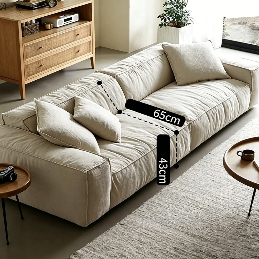 Dino Three Seater Sofa dimensions and layout reference