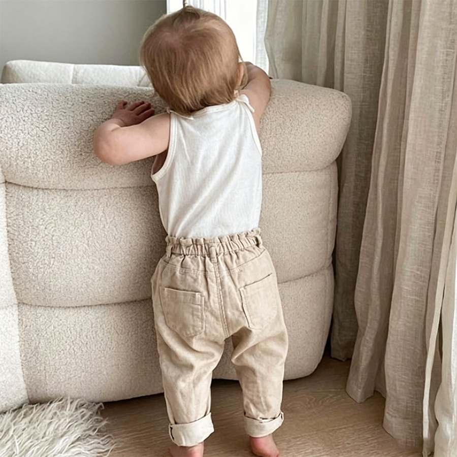 Cora Single Seater, Two Seater Sofa, Lazy Sofa, Boucle side view and sofa proportion