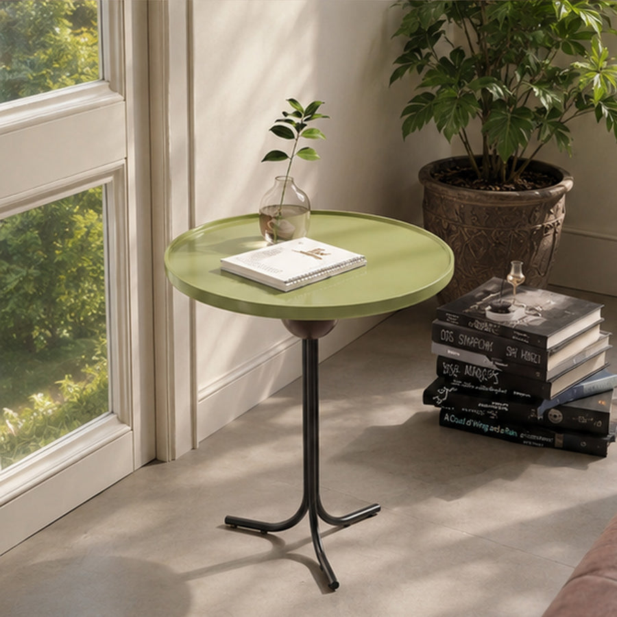 Cleo Side Table, Olive Green