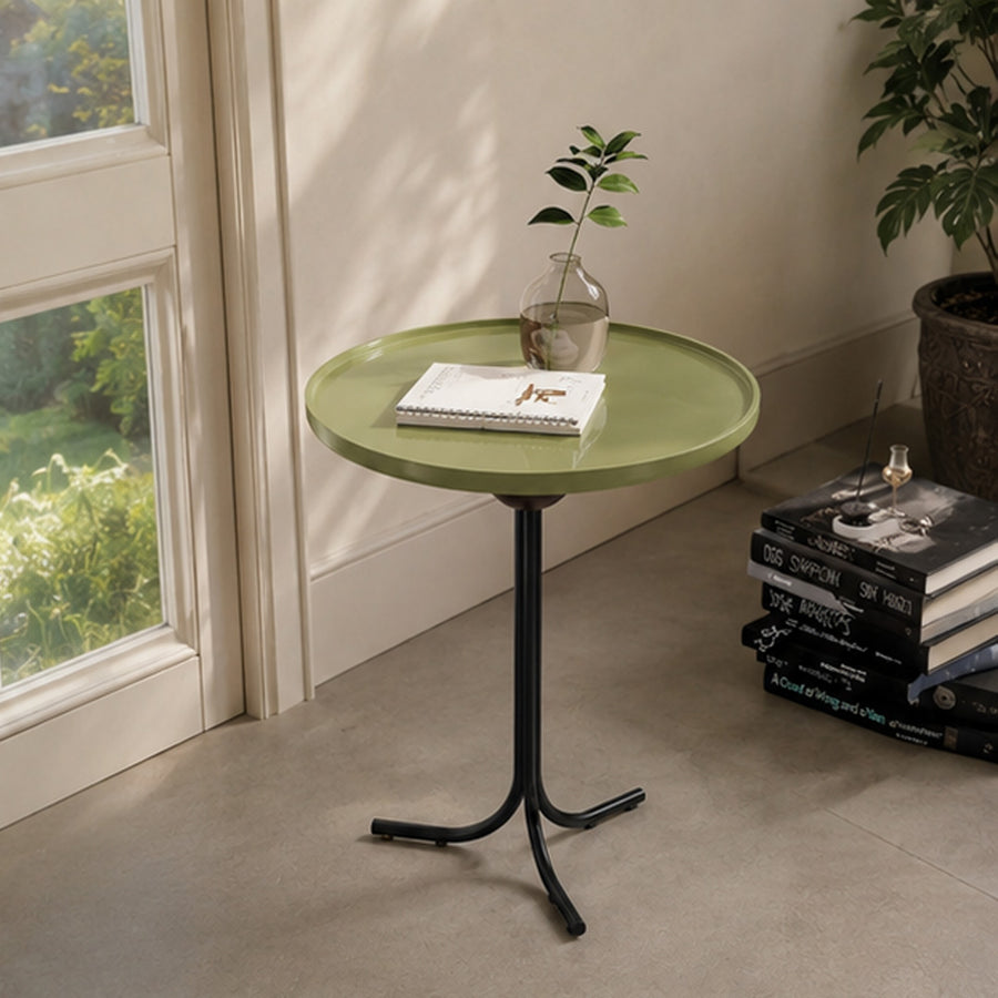 Cleo Side Table, Olive Green