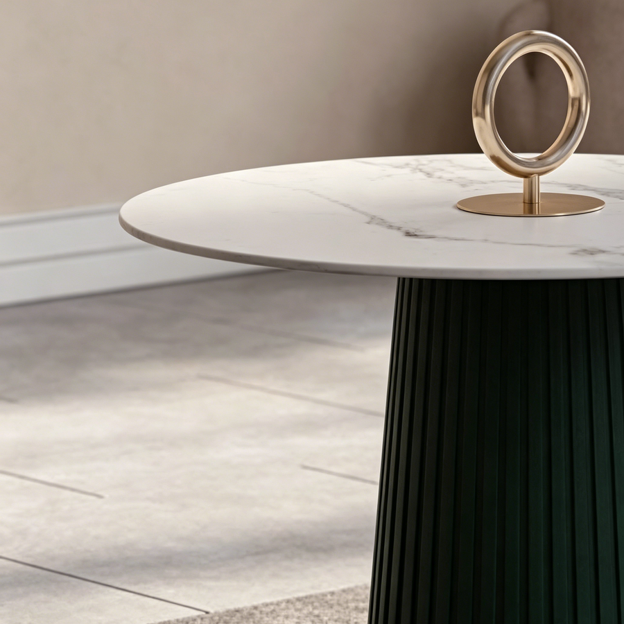 Erica Coffee Table Set, Black & Beige