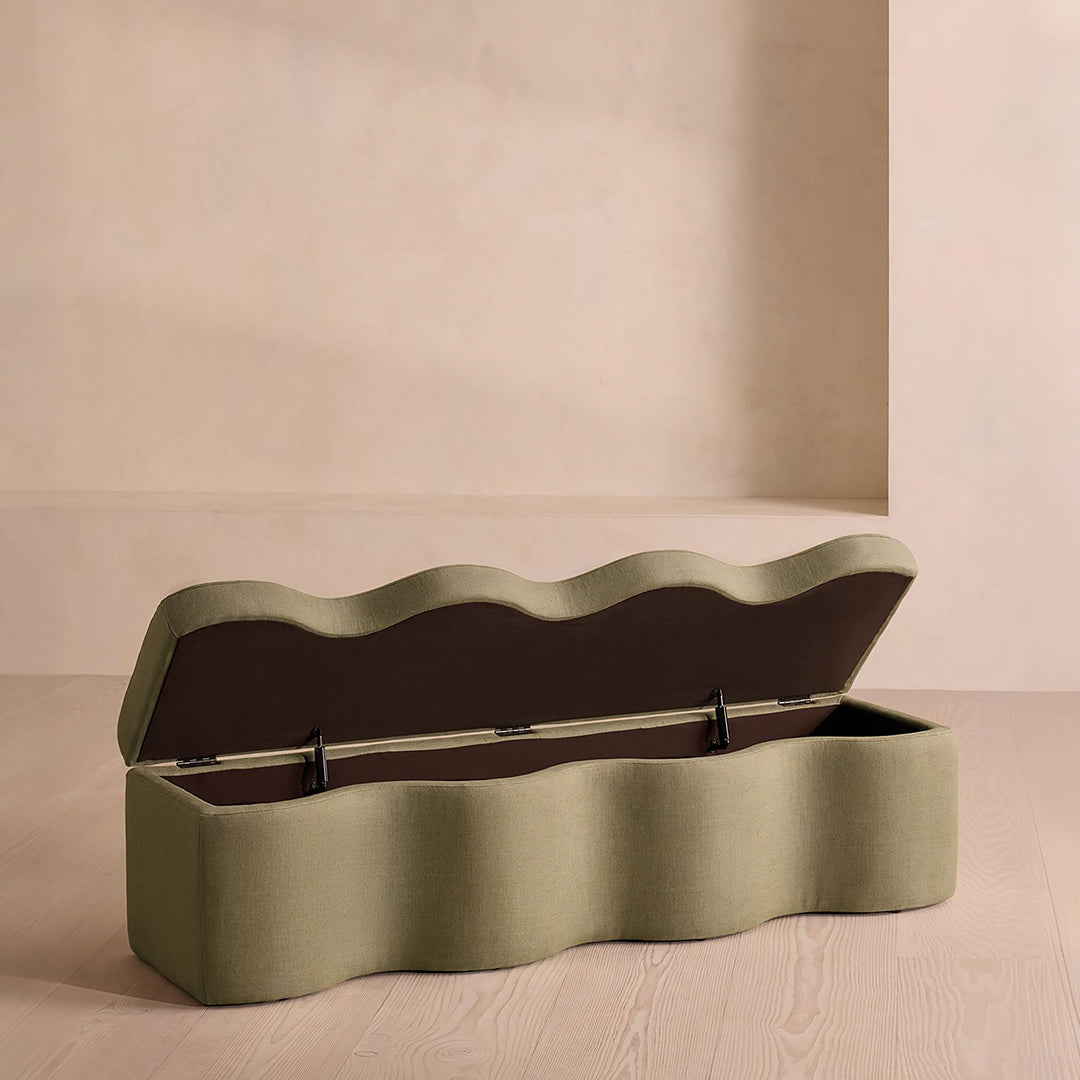 Sampson Storage Bench, Shoe Bench, Linen