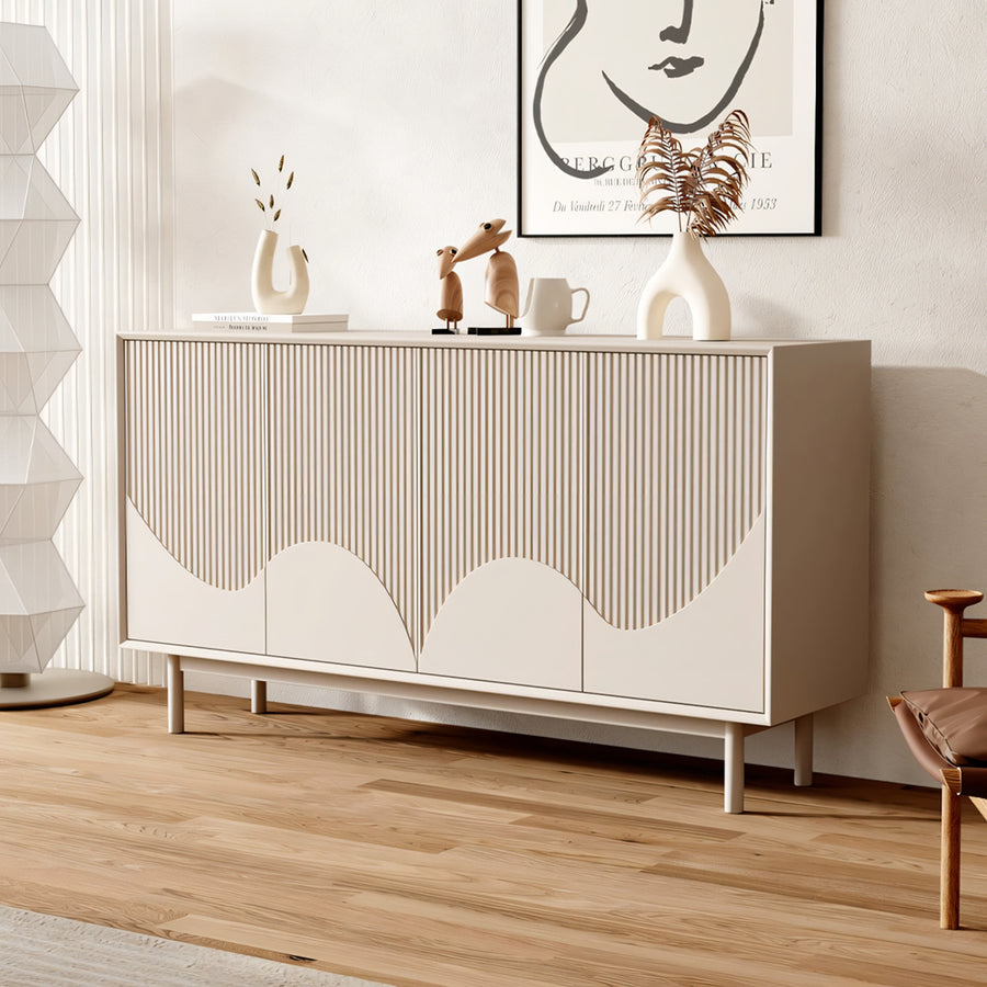 Coles Shoe Storage, Cream - cabinet for hallway
