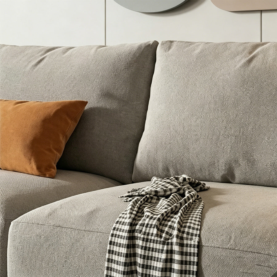 Horatio Two Seater Sofa, Linen compact living room seating idea