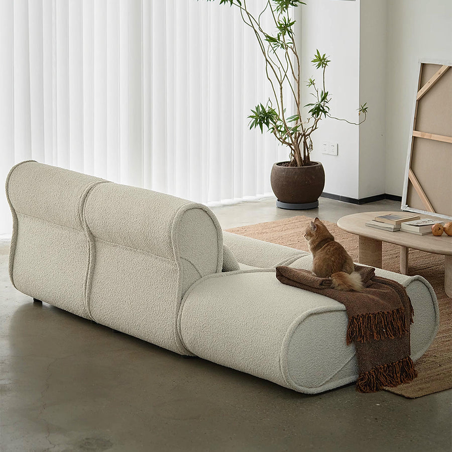 Calderón Modular Three Seater Corner Sofa front view as a corner sofa UK