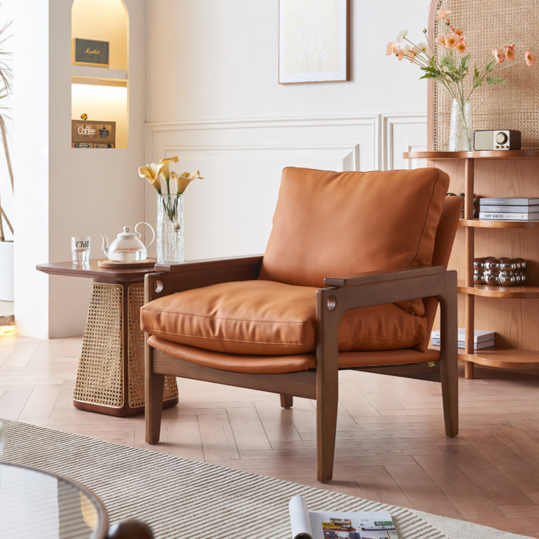 Lichtenstein Lounge Chair, Armchair, Solid Wood