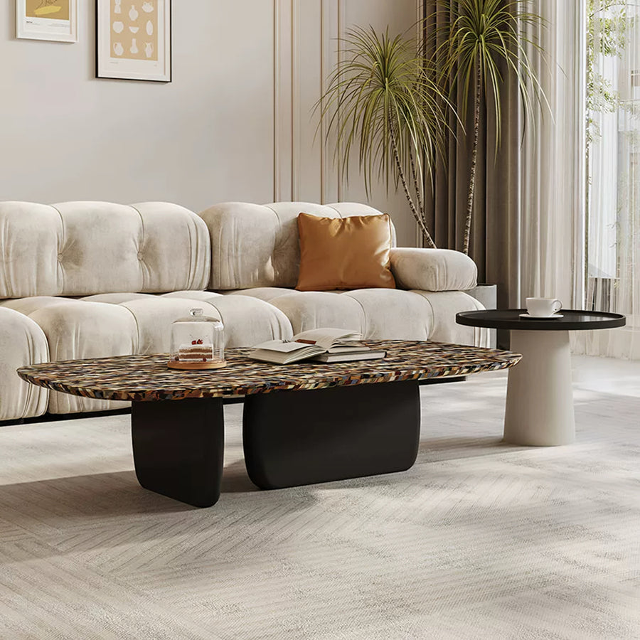 Hughes Nesting Coffee Table Set, Wood styled for nest of tables for living room
