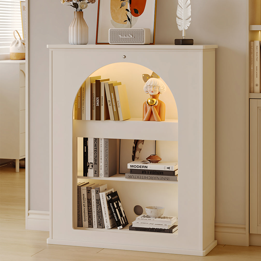 Slimline Console Table With LED Light And Fake Fireplace-Rit Concept-Rit Concept