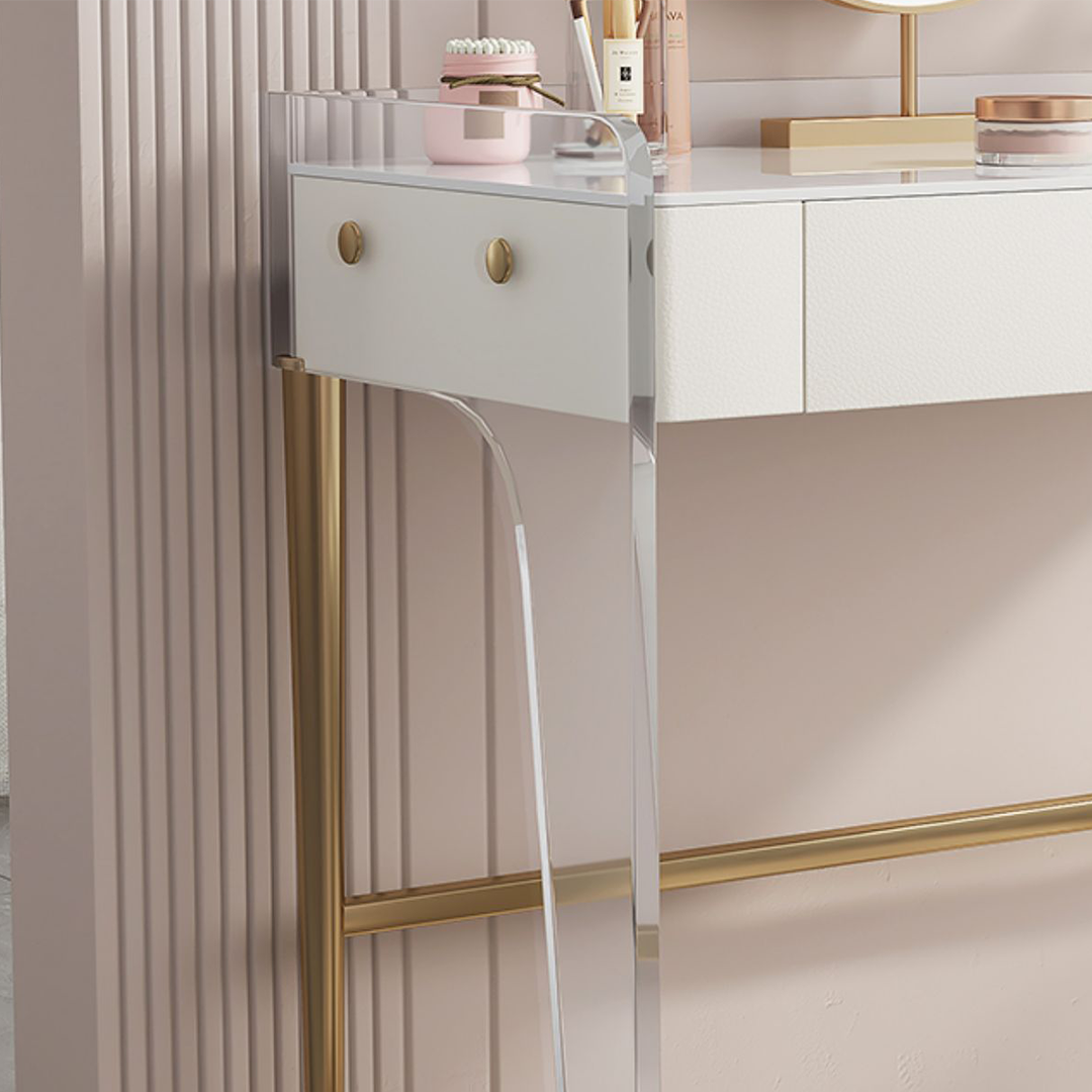 Elfriede Dressing Table, White-Rit Concept-Rit Concept