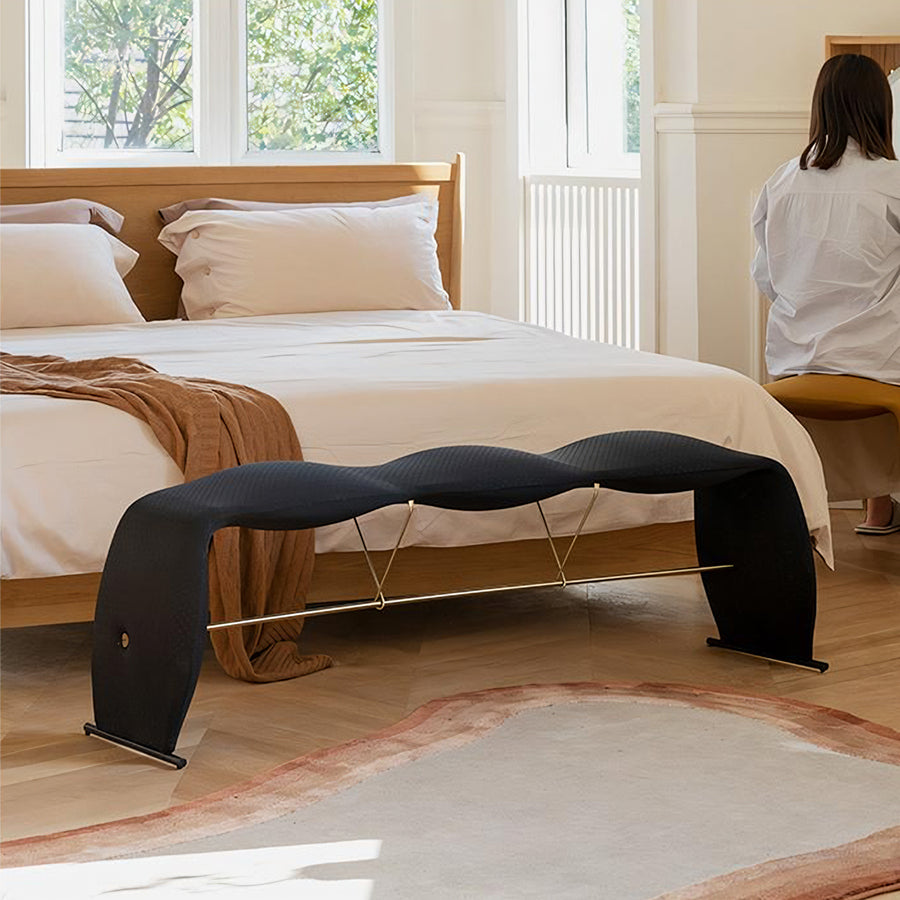 Pineda Bench - modern ottoman footstool