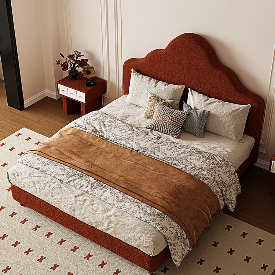 Elara Double Bed, King Size, Super King Size, Flannelette in a modern UK home