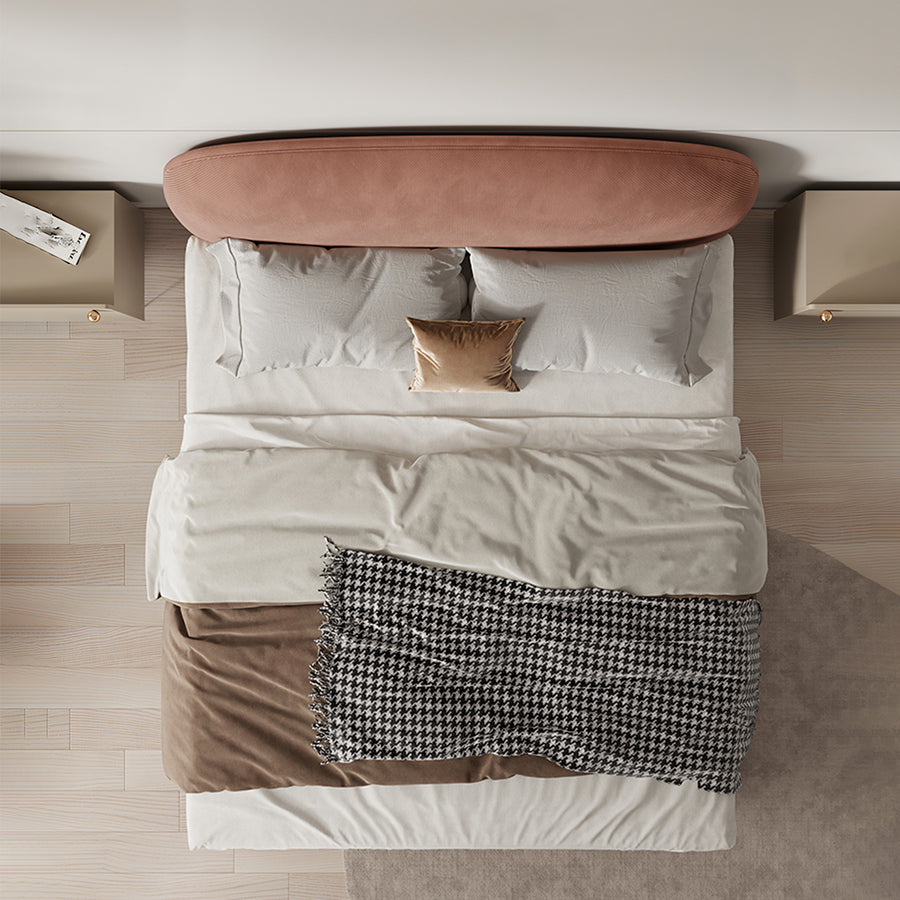 Fatima Bed For Girl, King Size Bed - modern bed frame with storage