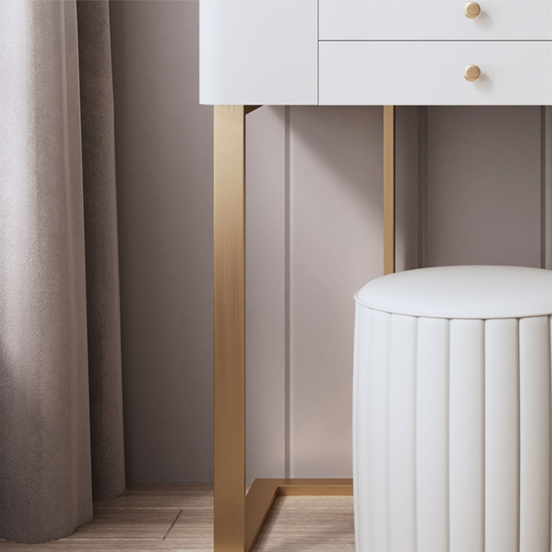 Falecia Dressing Table, White-Rit Concept-Rit Concept