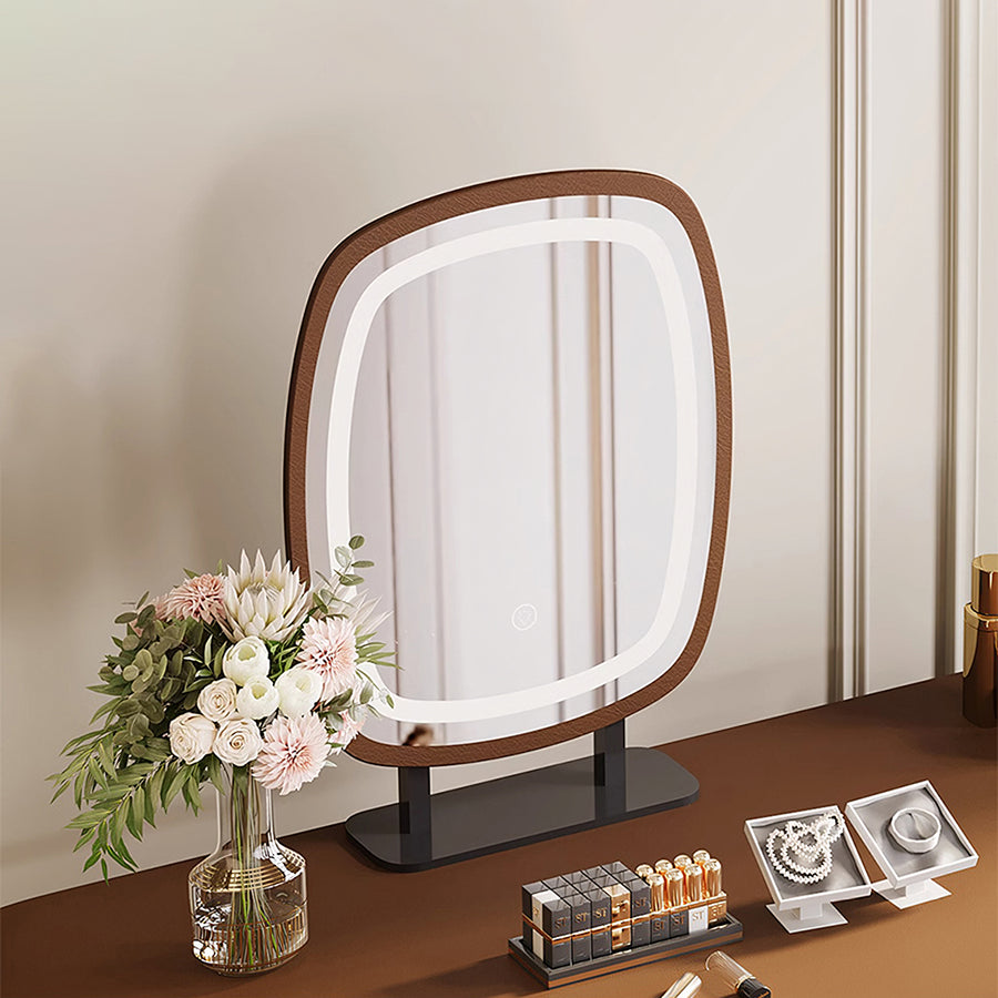 Rivera Dressing Table storage detail and media unit finish