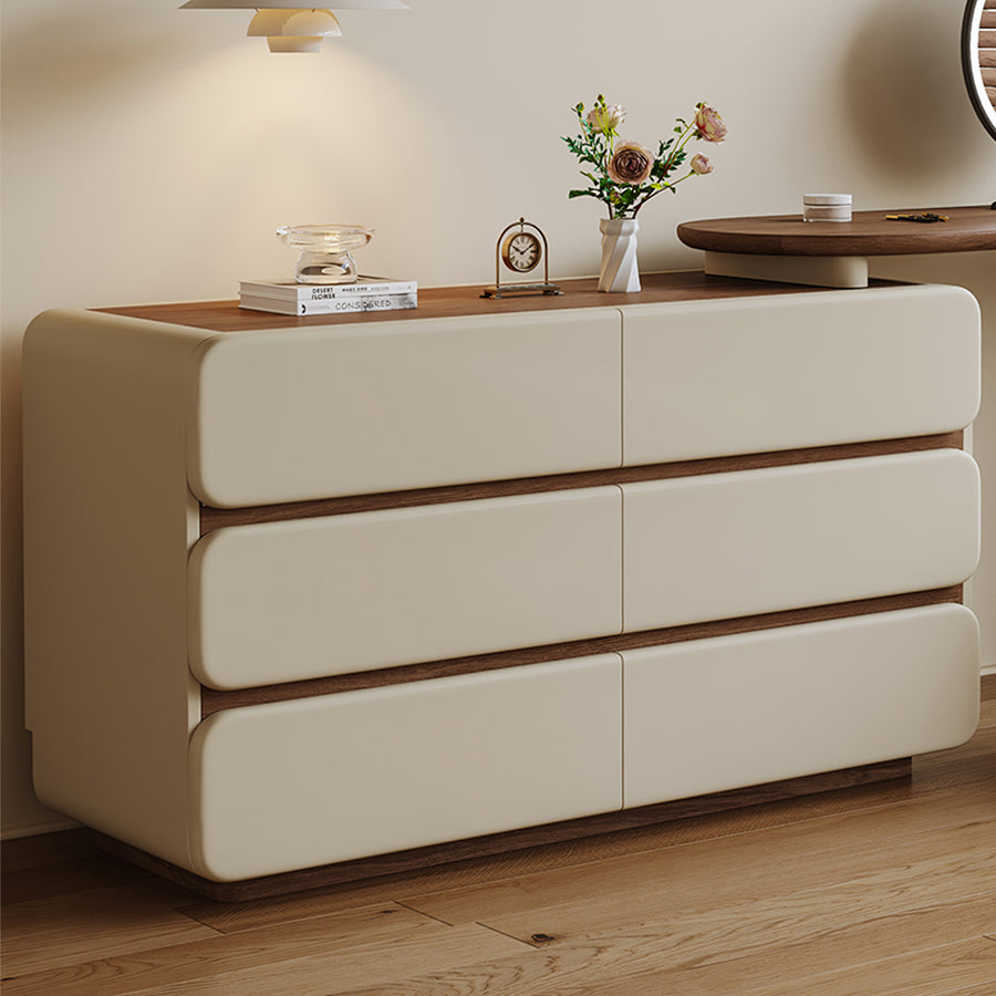 Lewis Dressing Table With Chest Of Drawers & Round Mirror, Solid Wood product image 7