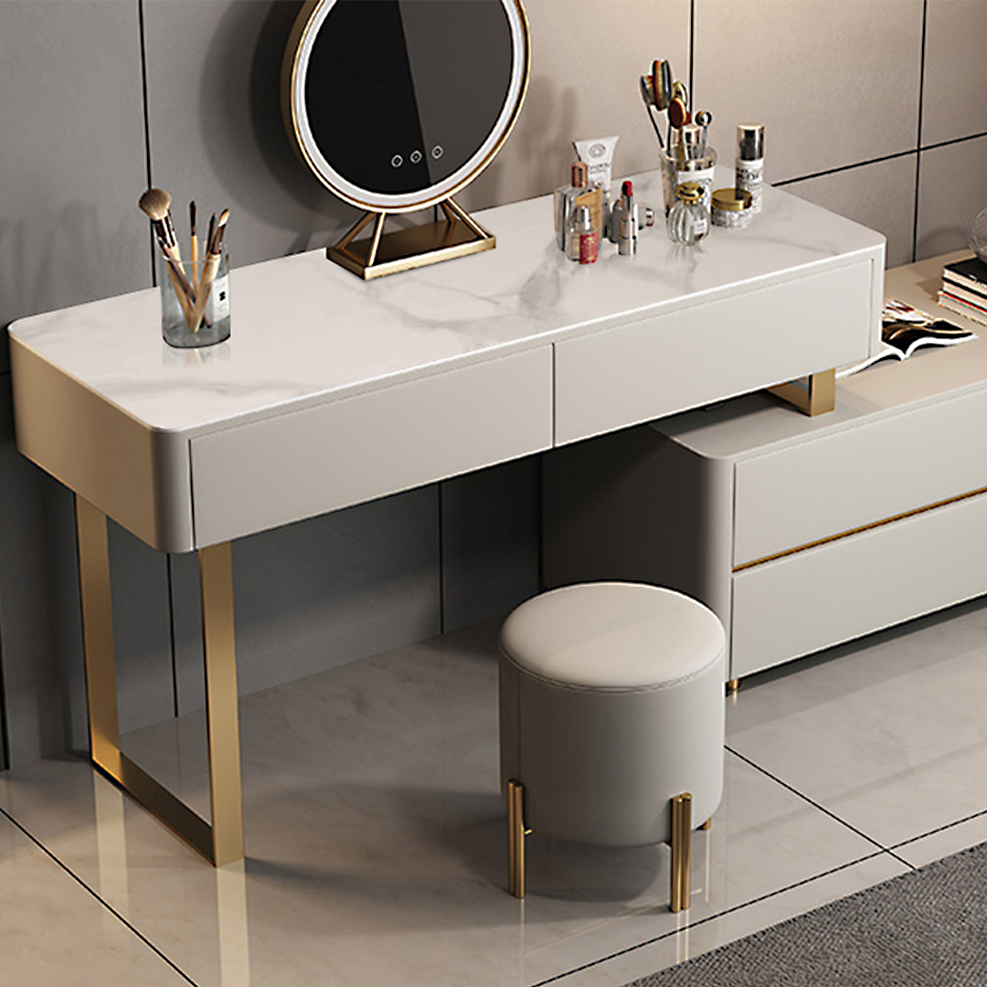 Hastings Corner Dressing Table With Sideboard & Mirror-Rit Concept-Rit Concept