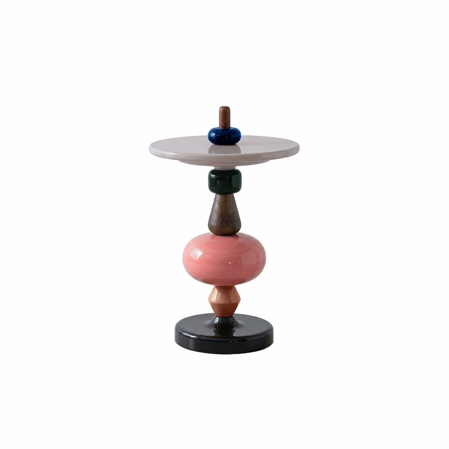 Aspasia Side Table, Ash wood in a modern UK home