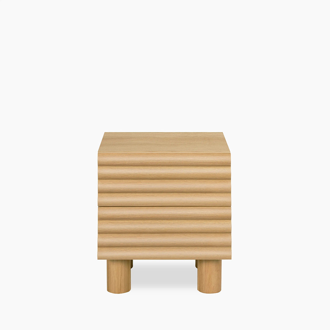 DiGiovanni 2 Drawer Bedside Table, Wood