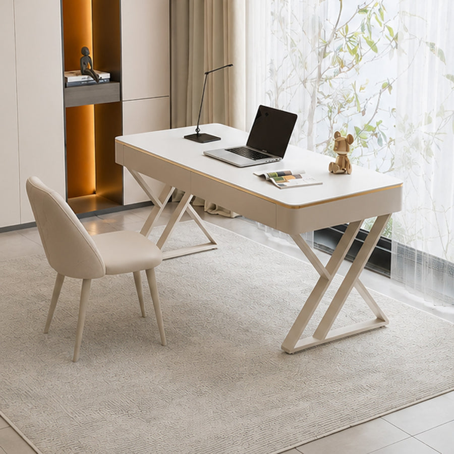 Kelly Office Desk, Sintered Stone