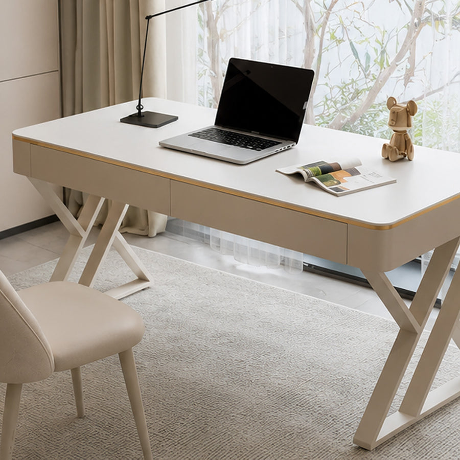 Kelly Office Desk, Sintered Stone