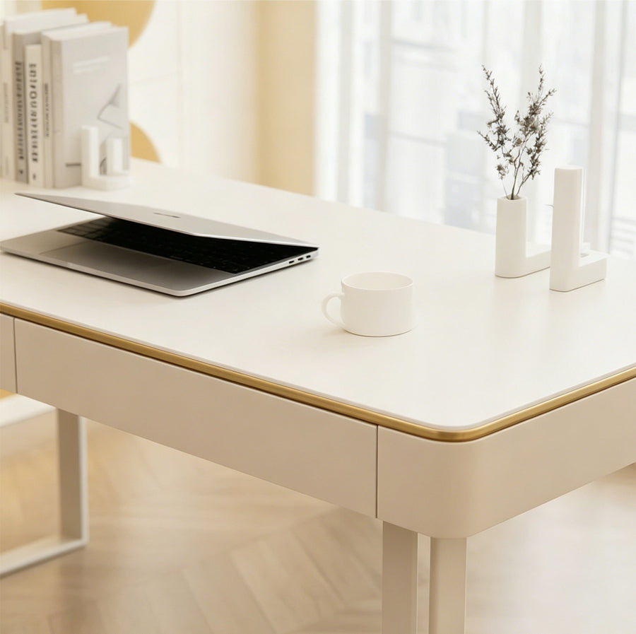 Lucien Office Desk, White