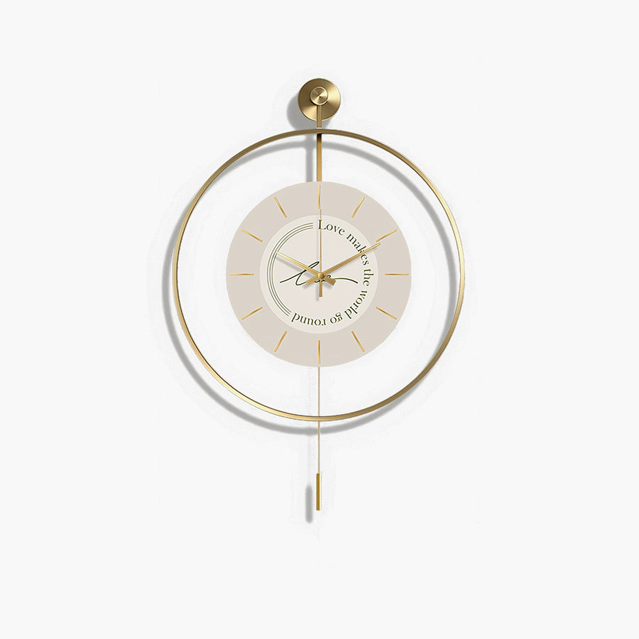 William Simple Style Clock, Round - modern wall clock