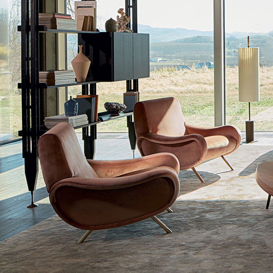Georgios Lounge Chairs/ Armchair, Linen-Rit Concept-Rit Concept