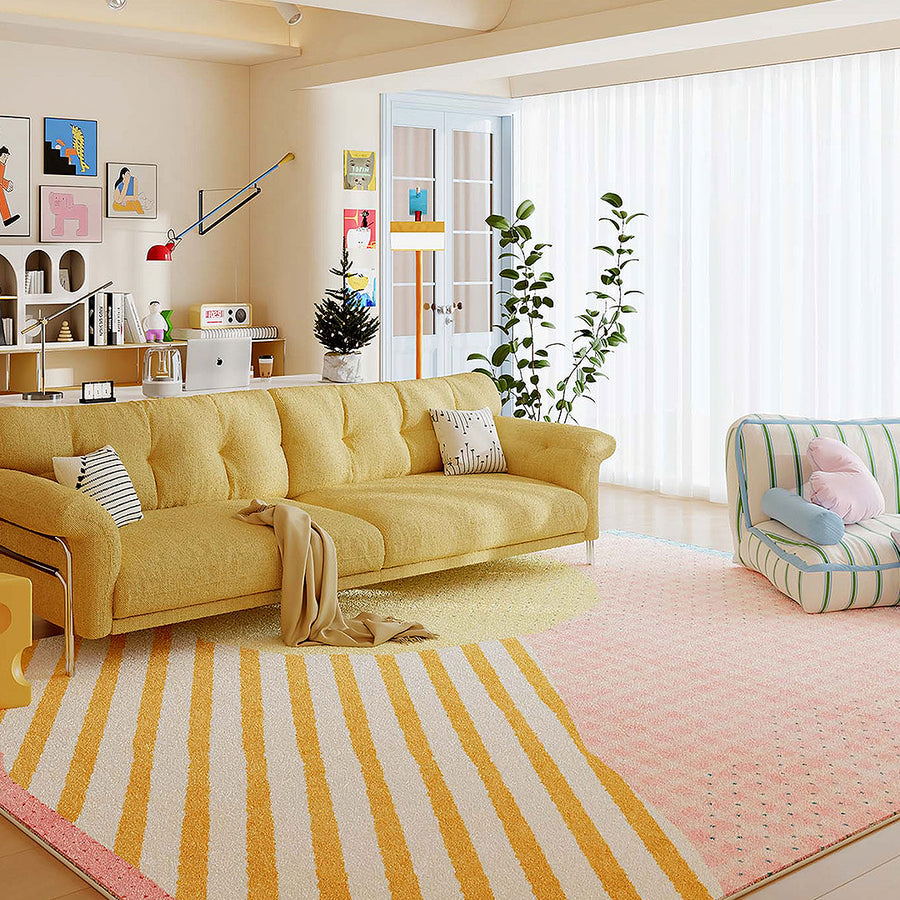 Juniper Camo Texture Mix Rug in a modern UK home