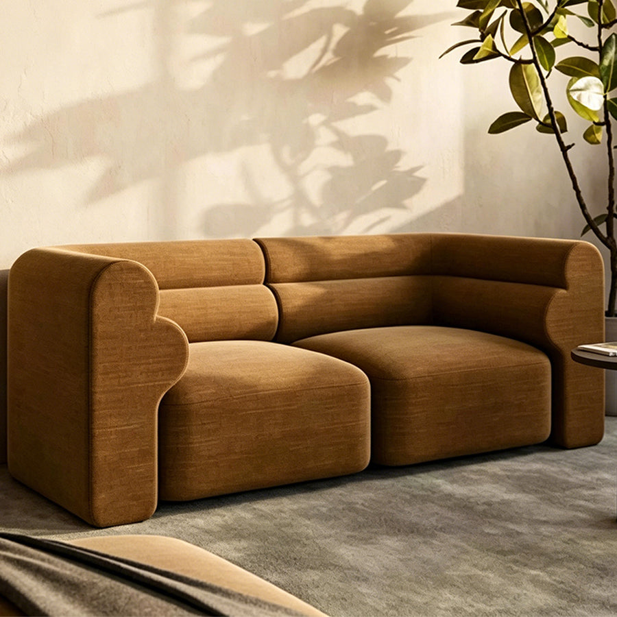 Bae Three Seater Corner Sofa close-up detail and upholstery finish