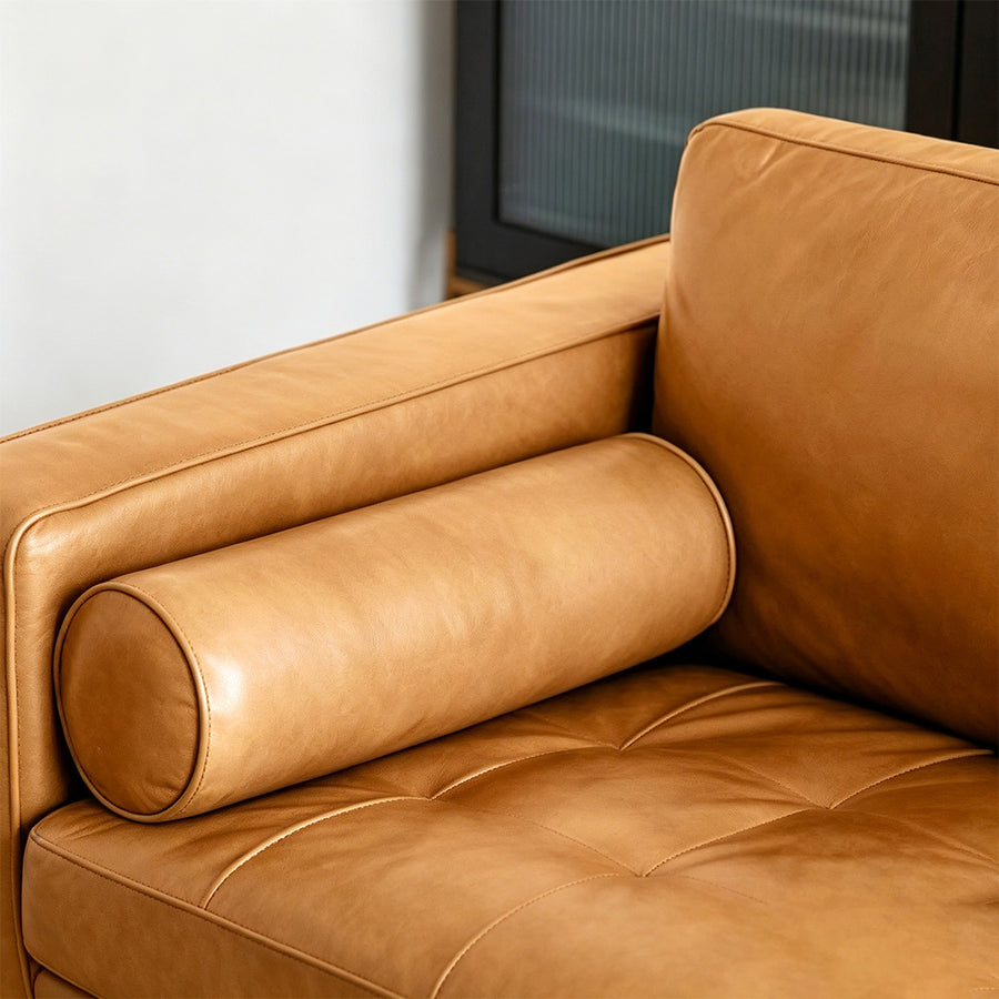 Fuller Brown Two Seater, Three Seater Sofa, Real Leather product image 7