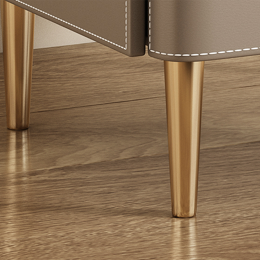 Yano Bedside Table, Solid Wood, Brown-Rit Concept-Rit Concept